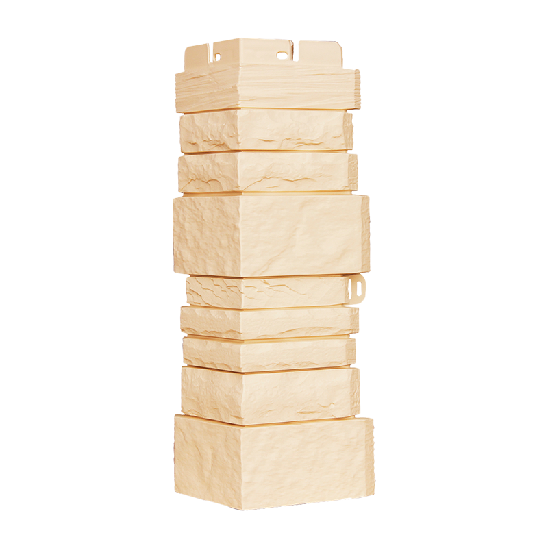 Внешний угол для фасадной панели Grand Line Classic Сланец Бежевый