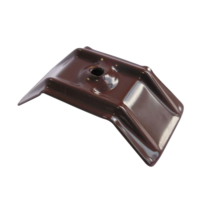 Скоба Novattro металл монтажная для поликарбоната трапеция 71x19,6 Коричневый дешево 