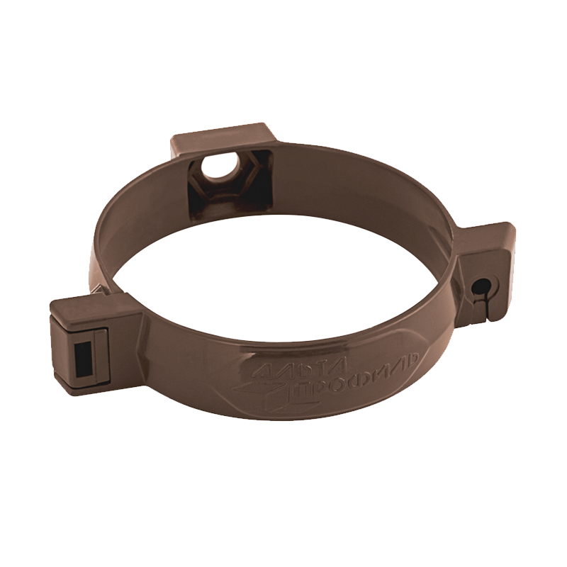 Хомут трубы Альта-Профиль Стандарт D74 Коричневый