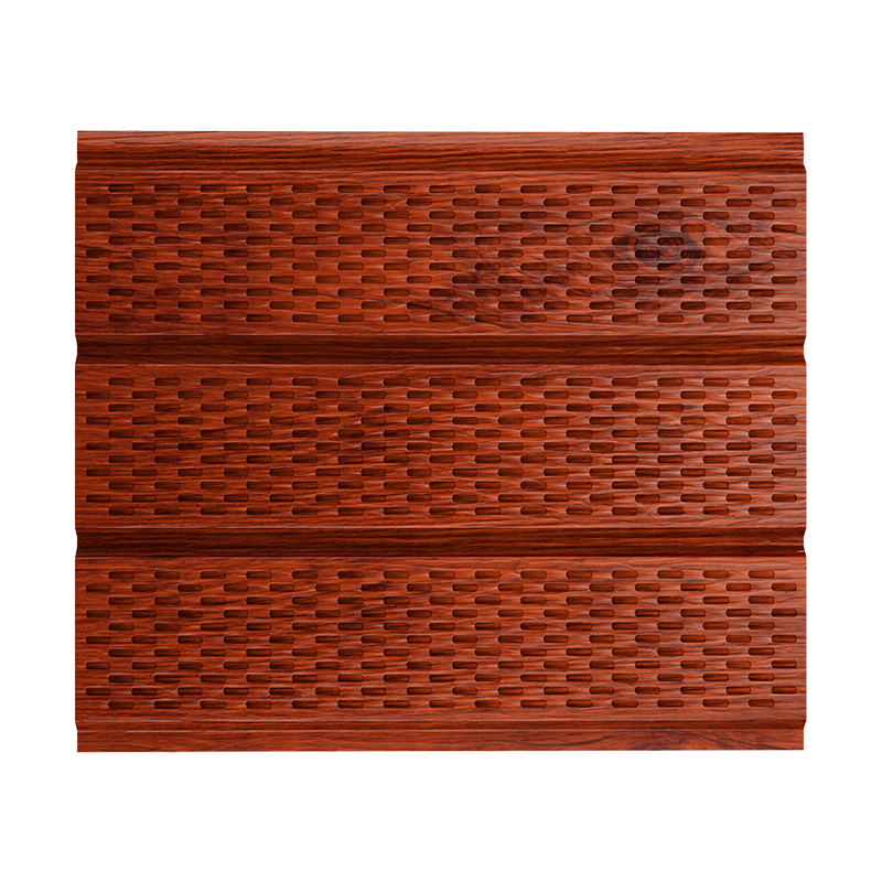 Софит с перфорацией AquaSystem 0,5 мм покрытие Printech NAÏVE (Американский орех)