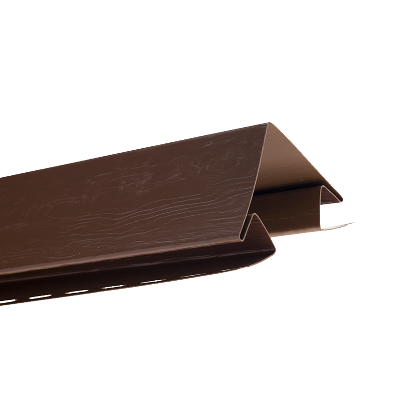Внешний угол Blockhouse Премиум Альта-Профиль Орех темный 3000 мм