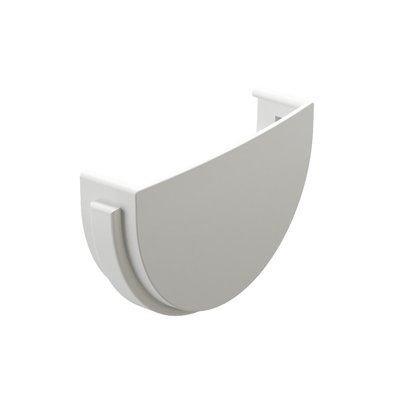Заглушка желоба Docke STANDARD D120 Белый RAL9003