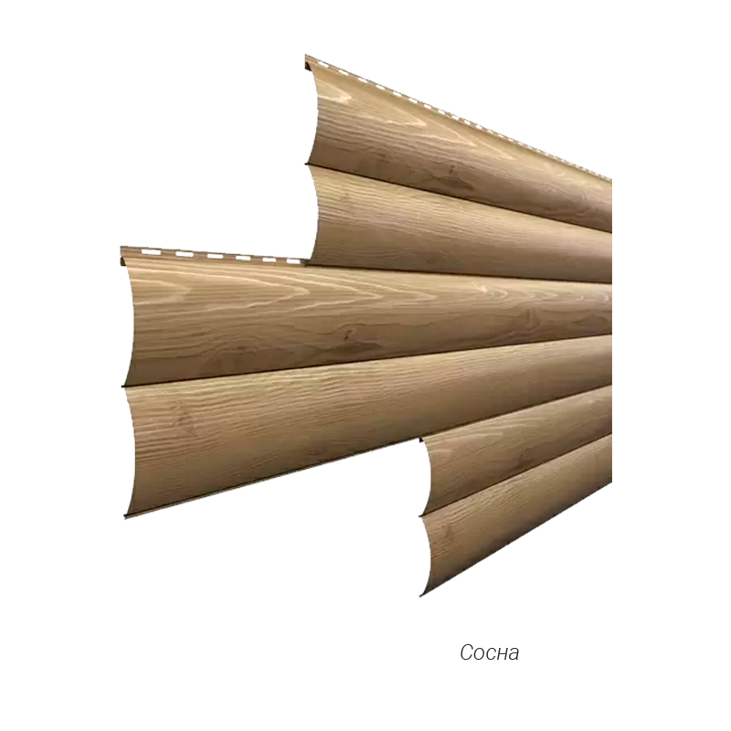 Сайдинг Woodstock Металл Профиль 0,5 мм покрытие Ecosteel® Textur заказной цвет